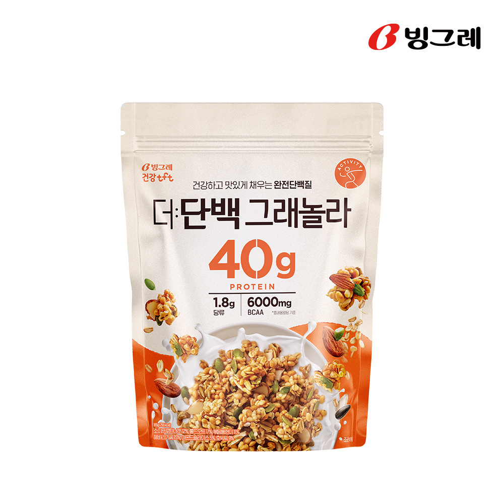 빙그레 더단백 그래놀라 1개 + 크런치바 미니 1개 - 상세 이미지 2