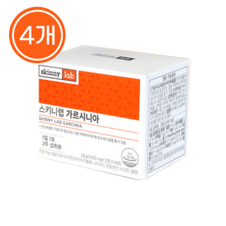 스키니랩 가르시니아 1000mg 14포 x 4개 체지방감소 다이어트