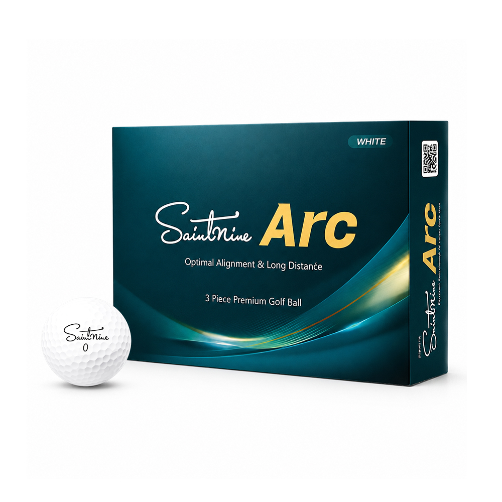 세인트나인 ARC 3피스 골프공 12개입, 화이트 - 상품 이미지