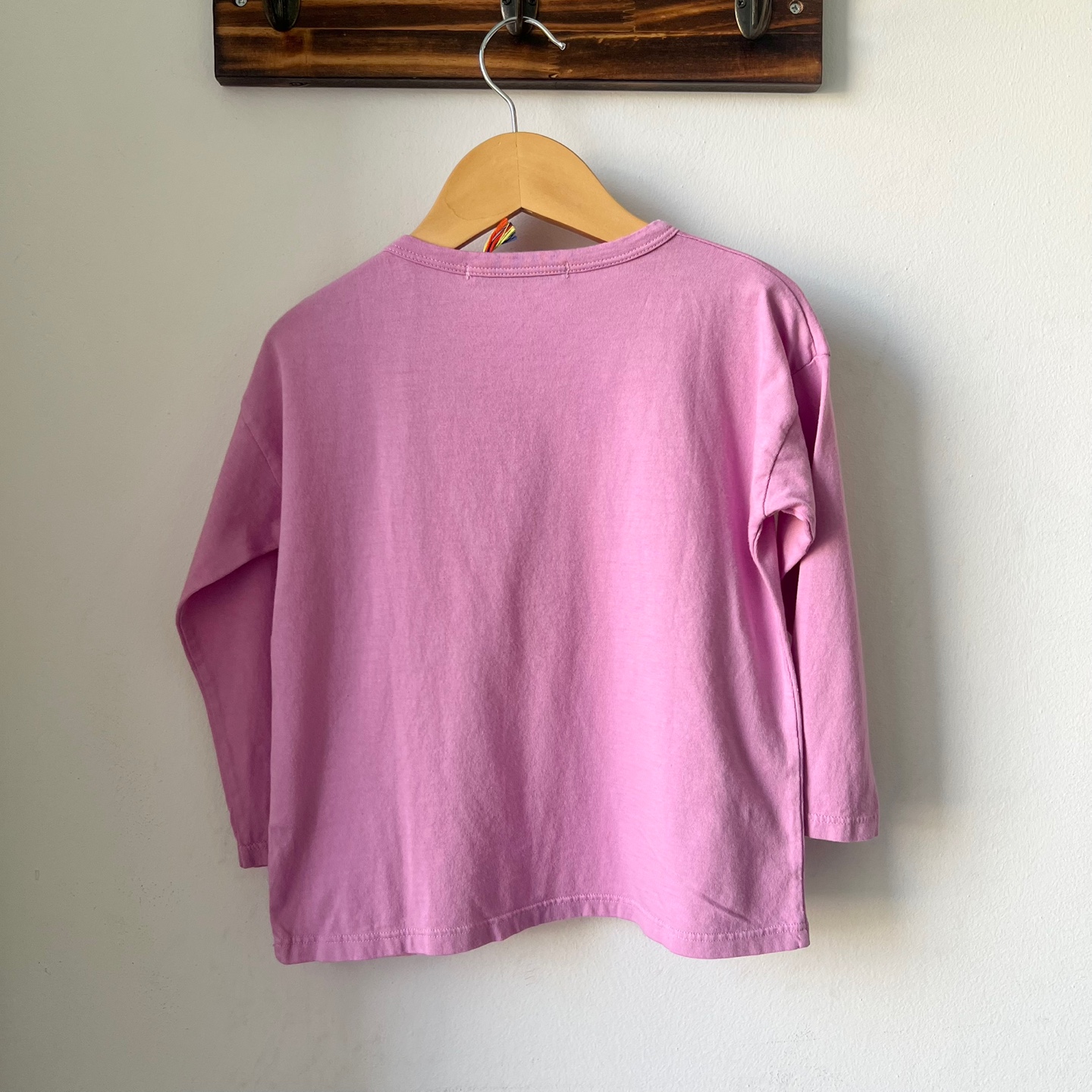 26FW 보보쇼즈 베이비 롱 슬리브 긴팔 티셔츠 핑크 B226AB041 661 - 상세 이미지 4
