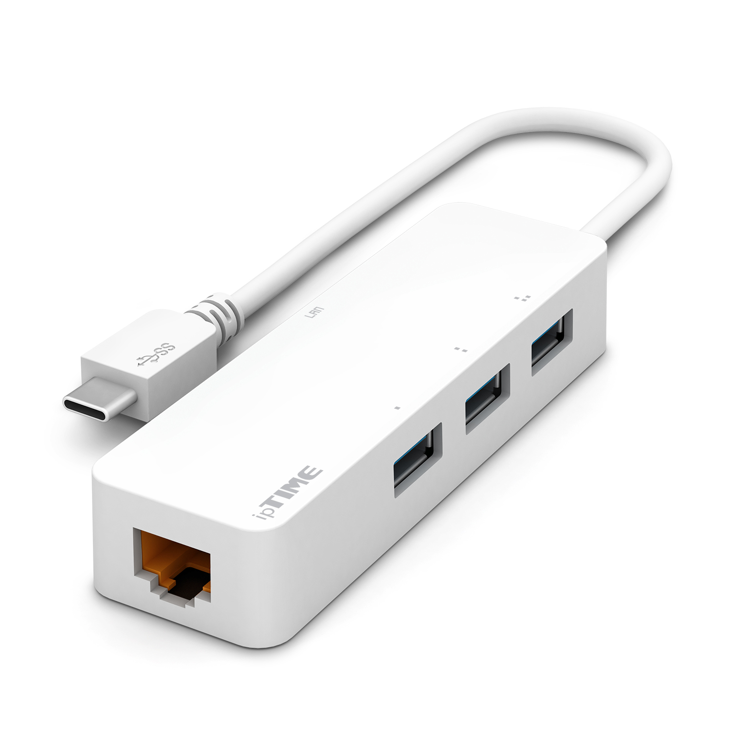 ipTIME U1003C C타입 기가 랜 어댑터+USB3.0 3포트 허브 노트북 랜포트 - 상세 이미지 3