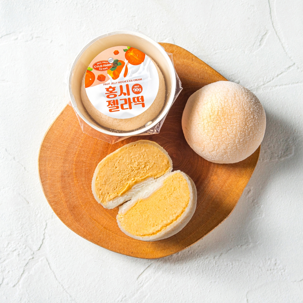 콜드팜 홍시 젤라떡 찹쌀떡 젤라또 아이스크림 - 상세 이미지 2