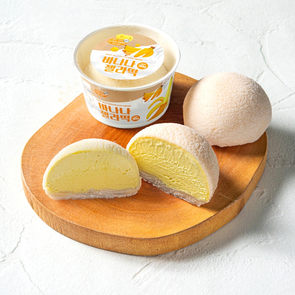 콜드팜 바나나 젤라떡 찹쌀떡 젤라또 아이스크림 - 메인 이미지