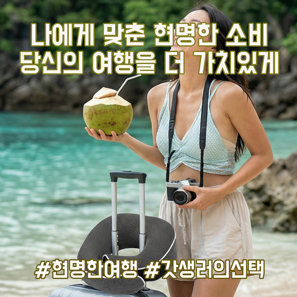여행용 기내용 비행기 목베개 휴대용 목쿠션 에브리 메모리폼 목편한 해외 출장 필수품 준비물 이미지 6