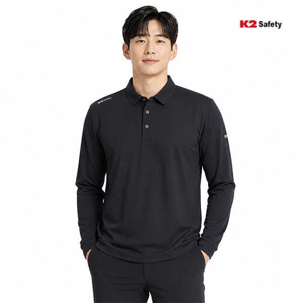 K2 세이프티 남성여름긴팔티 등산복상의 남자 봄 여름 작업복 TS-5204 - 상품 이미지