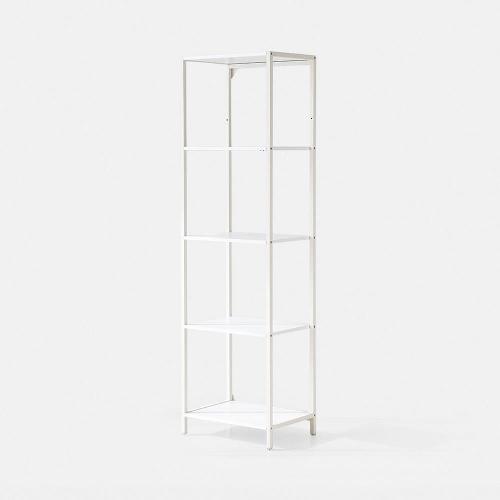 TETOS 선반 509 좁은 509mmx360mmx1750mm, 5단, 화이트 0908.6688 - 상세 이미지 2