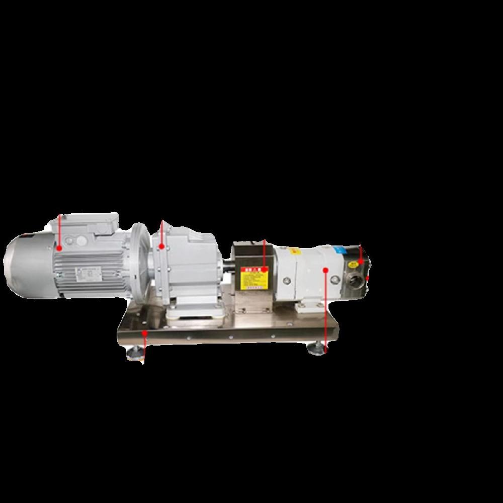 위생 펌프 펌프유니트 로브 고점도 액체 위생펌프 와인 3RP-3 0.75kw-5.5KW - 상세 이미지 5