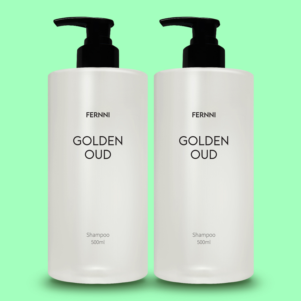 페르니 골든오우드 맥주효모 정수리탈모 방지 지루성 청소년 가려움 케어샴푸 500ml, 2개 - 상품 이미지
