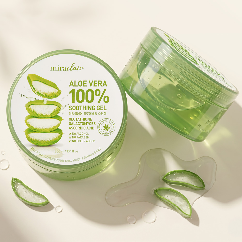 순도100% 촉촉 수분광채 무알콜 수딩젤 고보습 진정 쿨링겔 알로에베라 300ml, 1개 - 상세 이미지 5