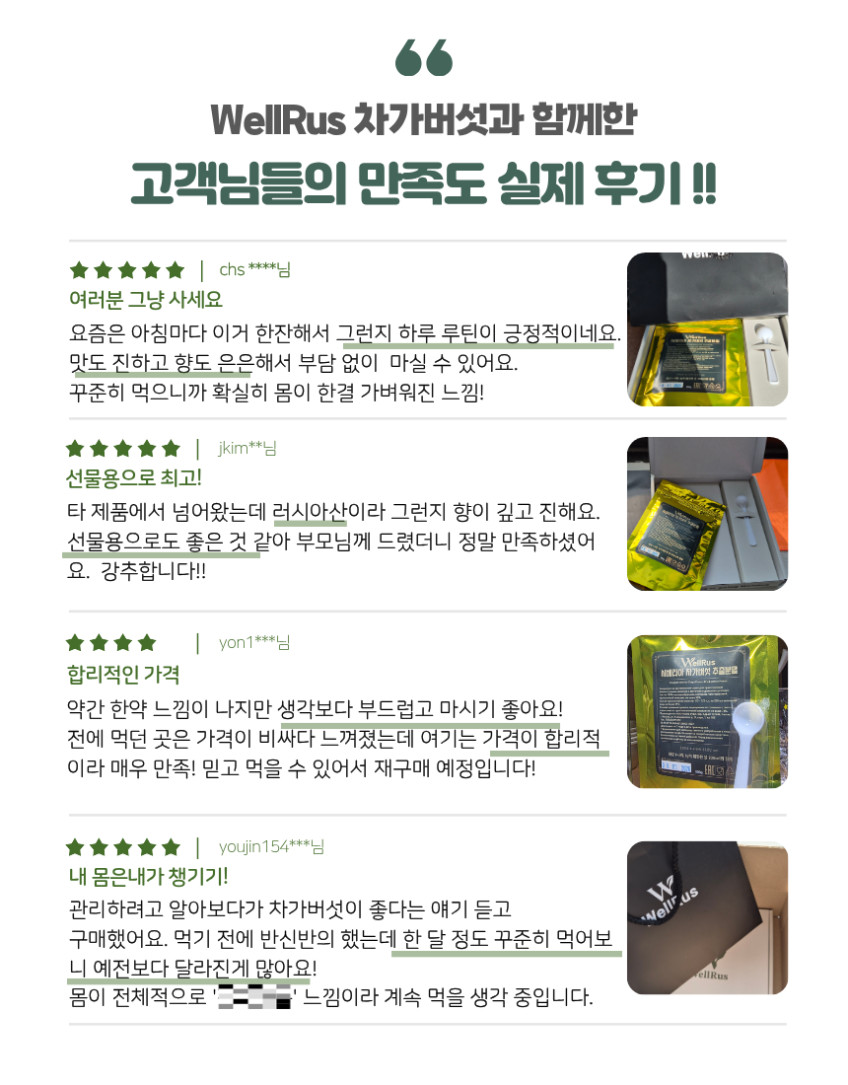 좋은 버섯, 웰루스 러시아산 차가버섯 추출분말 100g 판매처 상세 정보 이미지 4