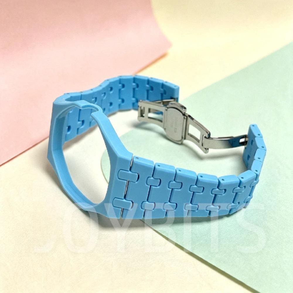 Swatch AP 협업 회중시계 호환 밴드 로얄팝 세라믹 러기드 스트랩 스틸 버터플라이 - 상세 이미지 5