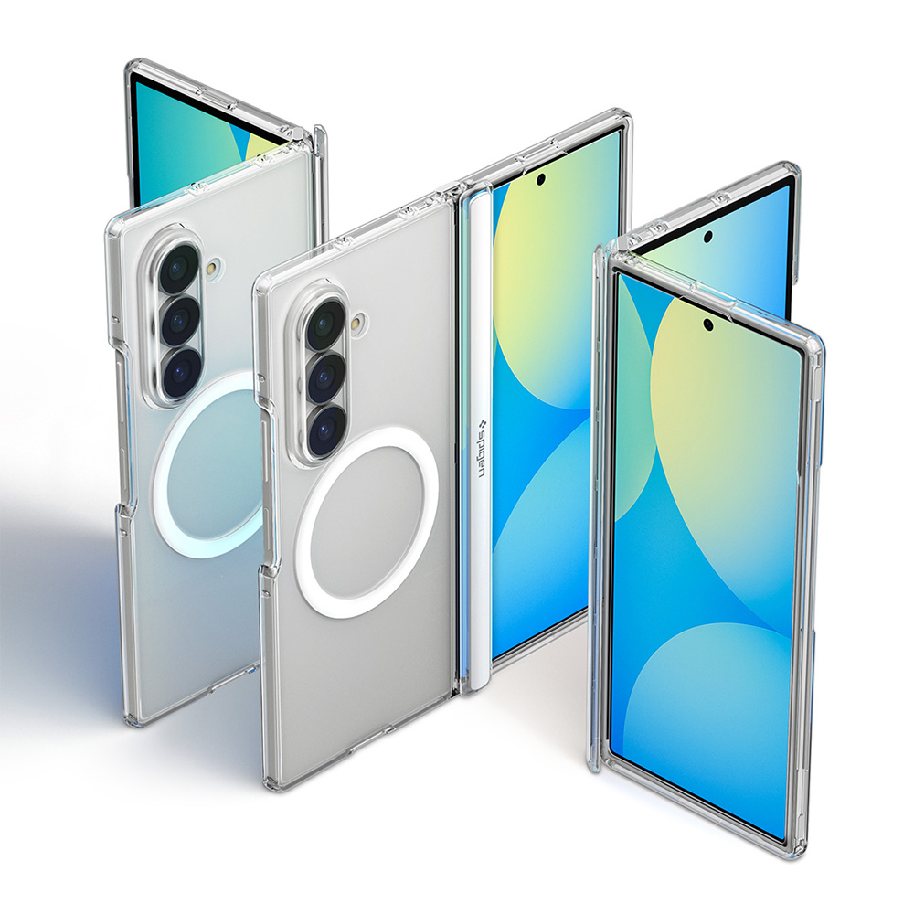 Qi2 20W 인증 갤럭시 맥세이프 케이스 힌지 풀커버 울트라하이브리드프로 맥핏 클리어화이트, 갤럭시Z 폴드8 울트라 - 상세 이미지 5