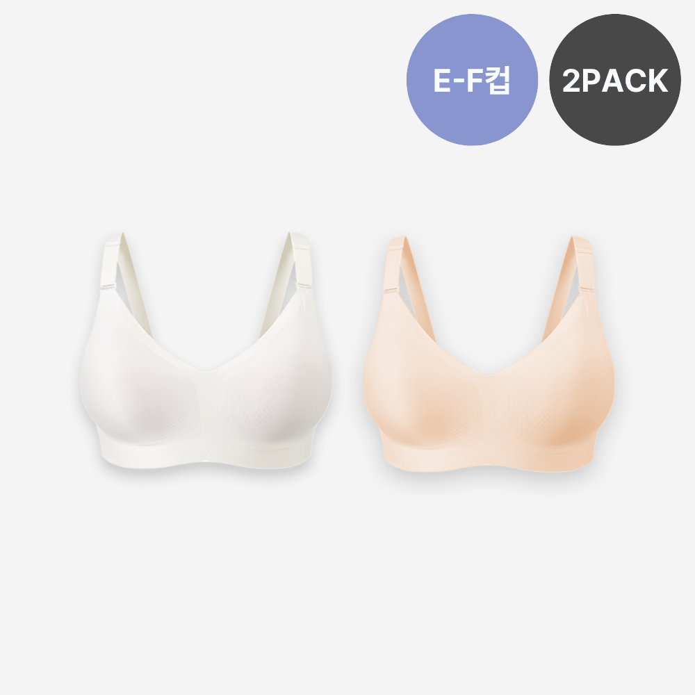 [2pack] 더핏브라 서포트 E-F컵 - 상품 이미지