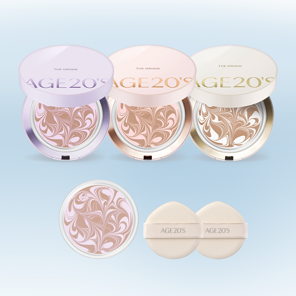 에이지투웨니스 디오리진 에센스 팩트 12.5g 본품+리필(+퍼프2매) (SPF50+ PA+++)