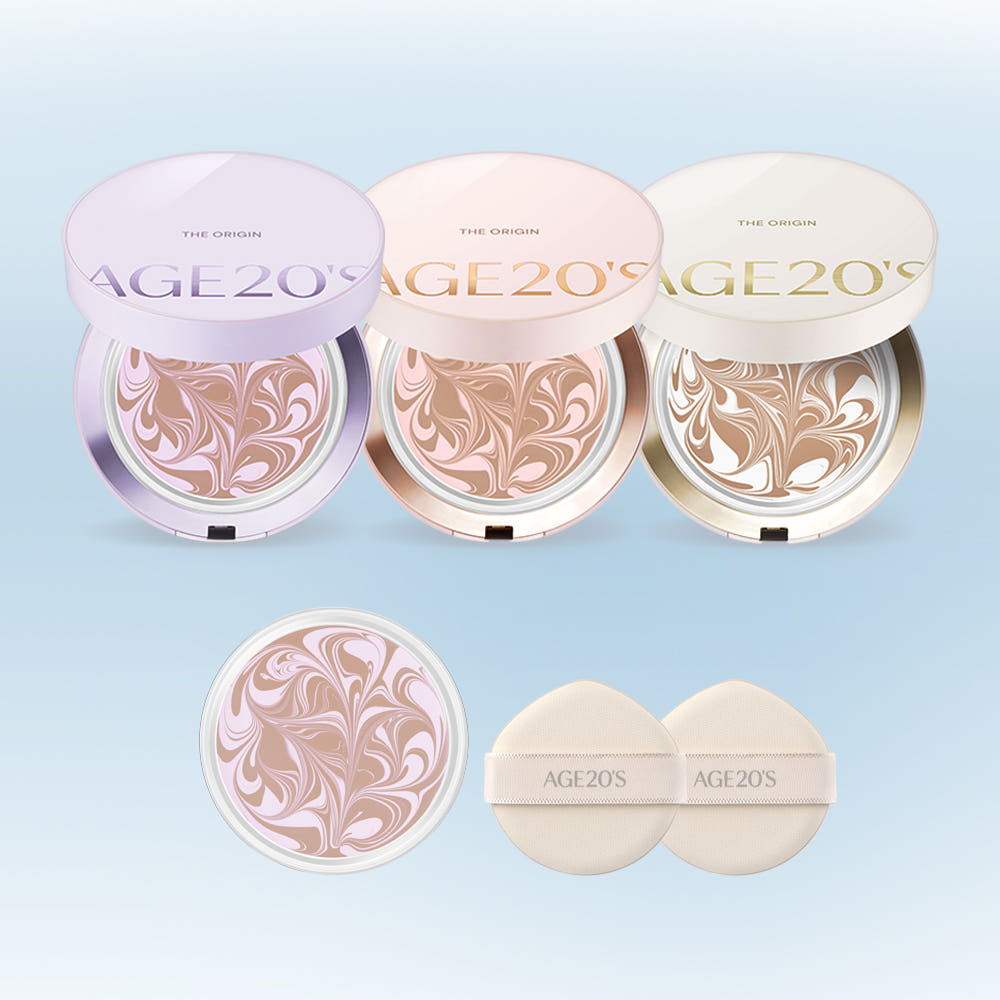 AGE20S 에이지투웨니스 에이지투웨니스 디오리진 에센스 팩트 12.5g 본품+리필 퍼프2매 SPF50+ PA+++