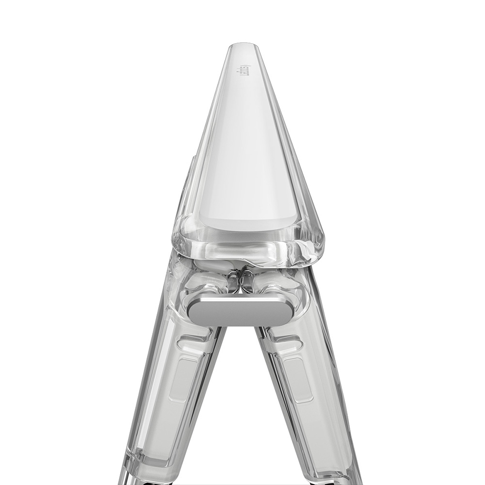 Qi2 20W 인증 갤럭시 맥세이프 케이스 힌지 풀커버 울트라하이브리드프로 맥핏 클리어화이트, 갤럭시Z 폴드8 울트라 이미지 6