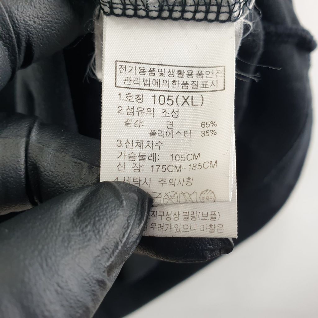 노스페이스 블랙 남자 반팔티 XL N9224 이미지 6