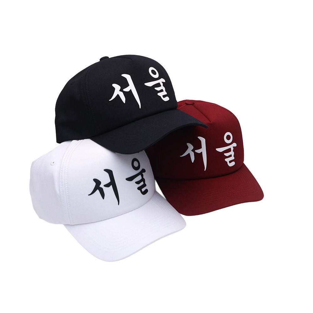 UNFACT 서울 오버핏 볼캡 화이트 - 상세 이미지 2