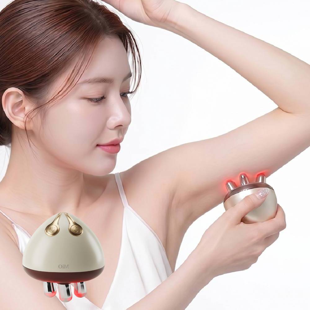 미오데칼코마니 셀미오 RF&EMS 듀얼 겨드랑이 괄사마사지기 바디라인관리 하체부종 셀룰라이트제거 붓기제거 - 상품 이미지