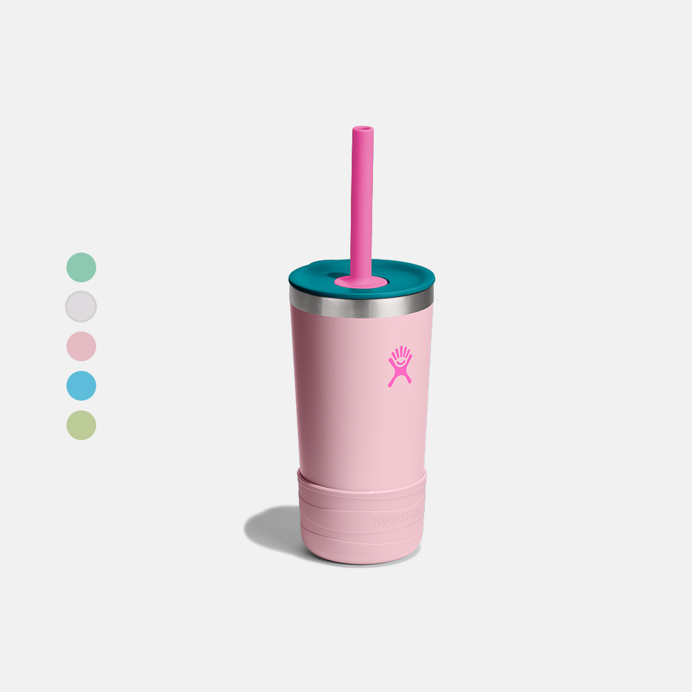 하이드로 플라스크 12온즈 355ml 키즈 텀블러 스트로캡앤부트 - 상품 이미지
