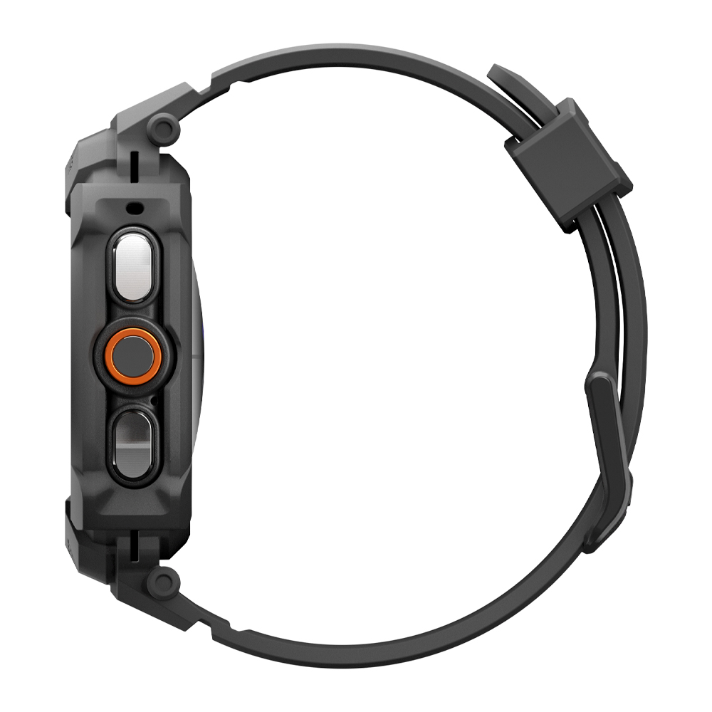 갤럭시워치 일체형 스트랩 케이스 러기드아머프로 갤럭시 워치 울트라2, 47mm, 매트블랙 - 상세 이미지 5