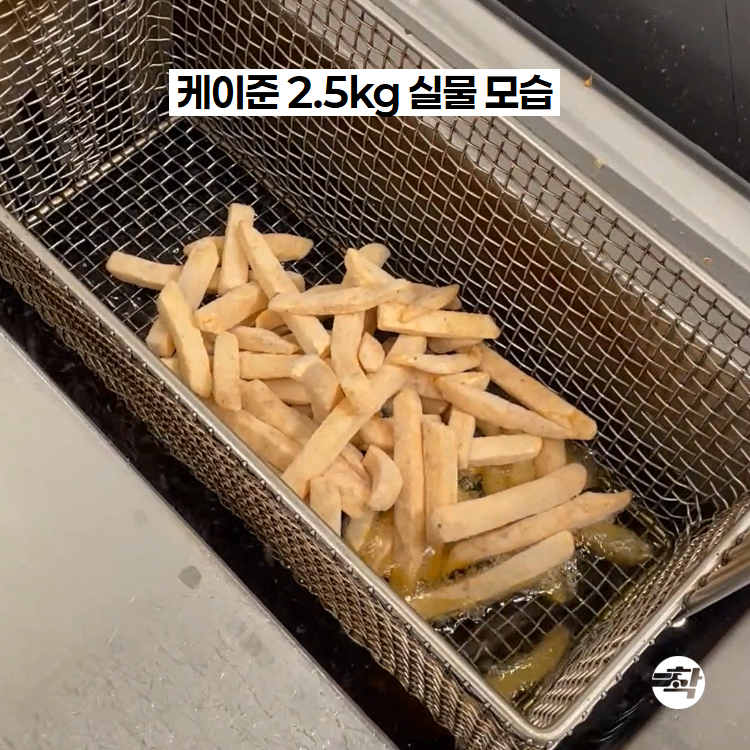 냉동감자튀김 케이준 6박스 2.5kg 유럽 양념 냉동감자 대용량 업소용 이미지 6