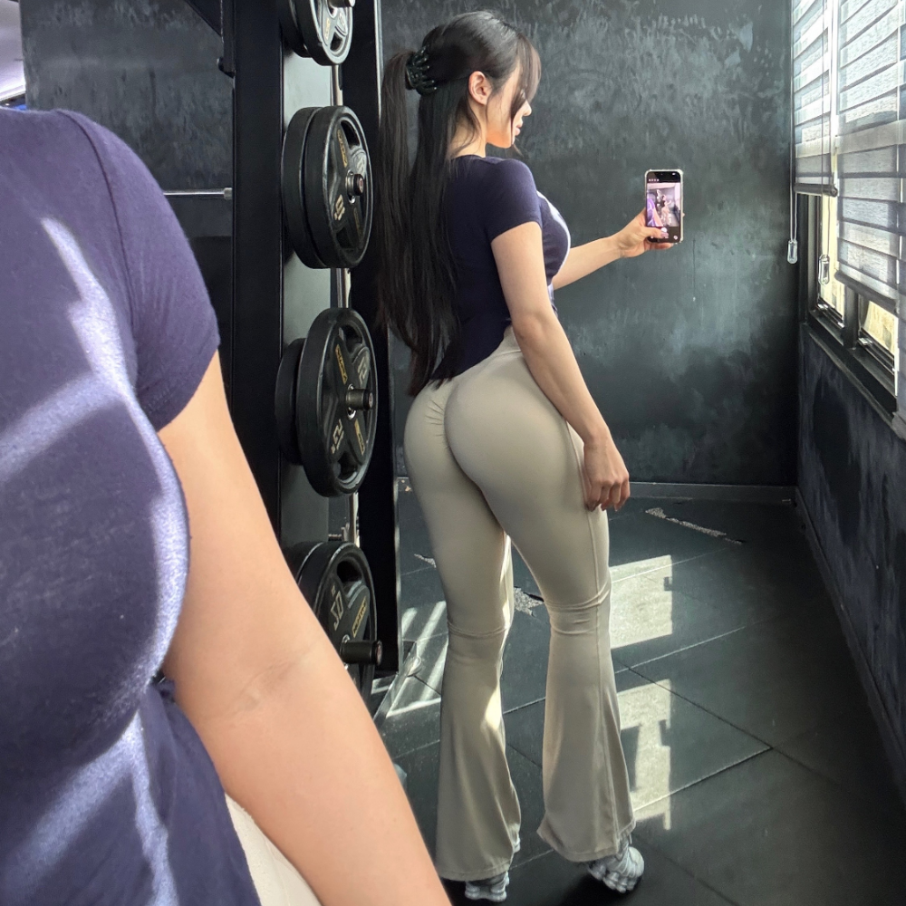 부츠컷 힙셔링 레깅스 하이웨스트 몸매보정 헬스 요가 필라테스 11컬러 부티부티짐웨어 이미지 6
