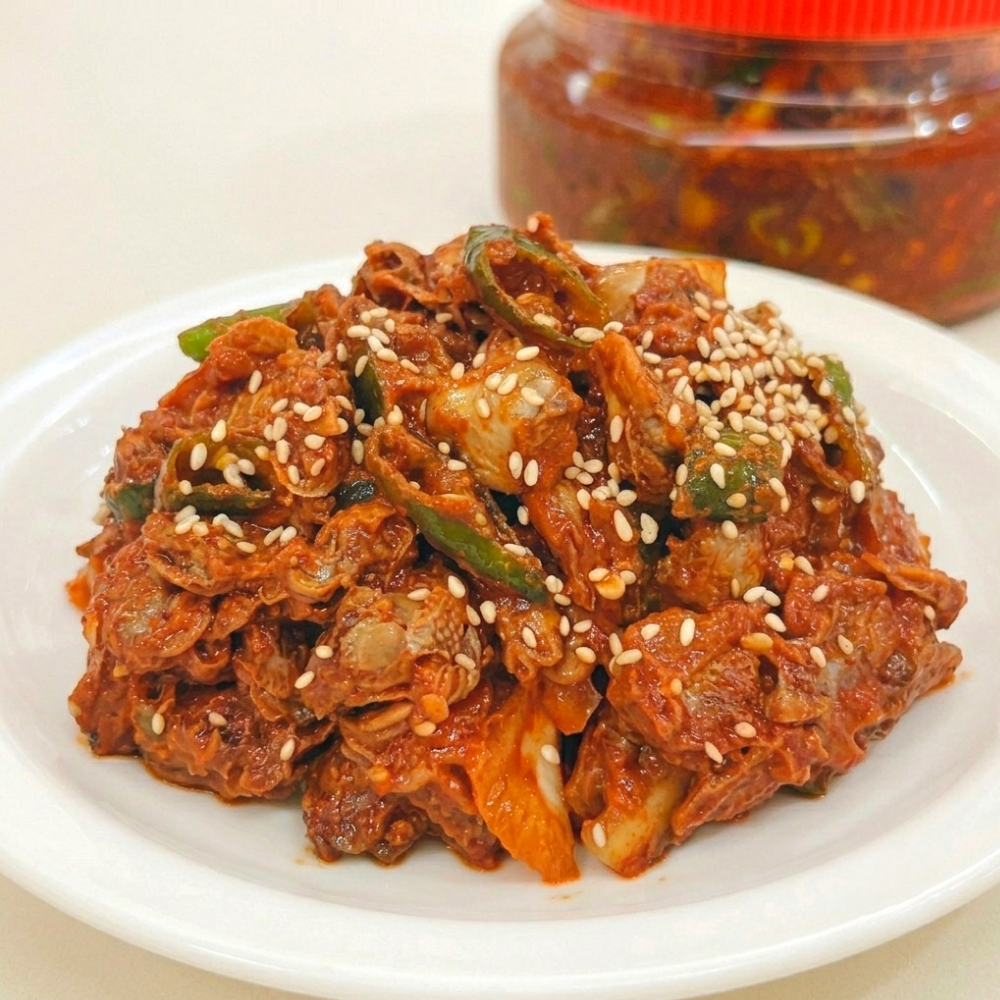 국내산 순살 꼬막무침 600g 꼬막장 밑반찬 비빔밥 대용량 - 상품 이미지