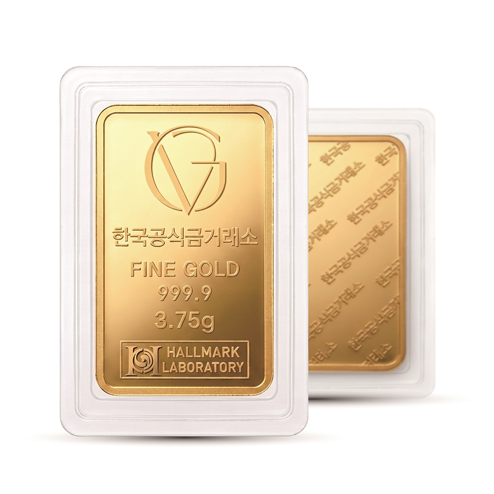 한국공식금거래소 골드바 3.75g 순금 24K 가격