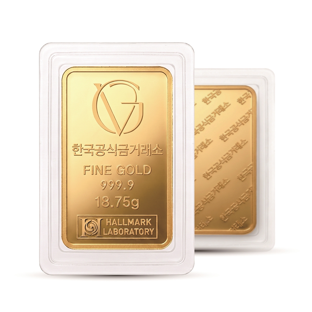 한국공식금거래소 골드바 18.75g 순금 24K 가격