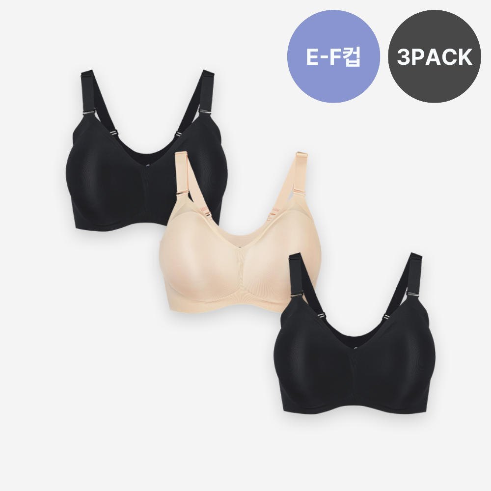 [3pack] 더핏브라 맥스 E-F컵 - 상품 이미지
