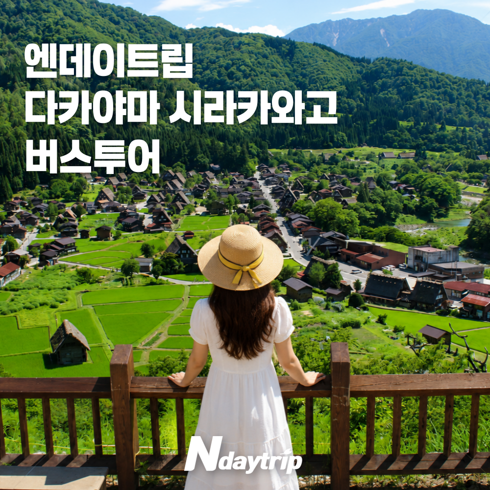 나고야 출발 시라카와고 다카야마 1일 버스투어 세계문화유산 히다규카레빵특전