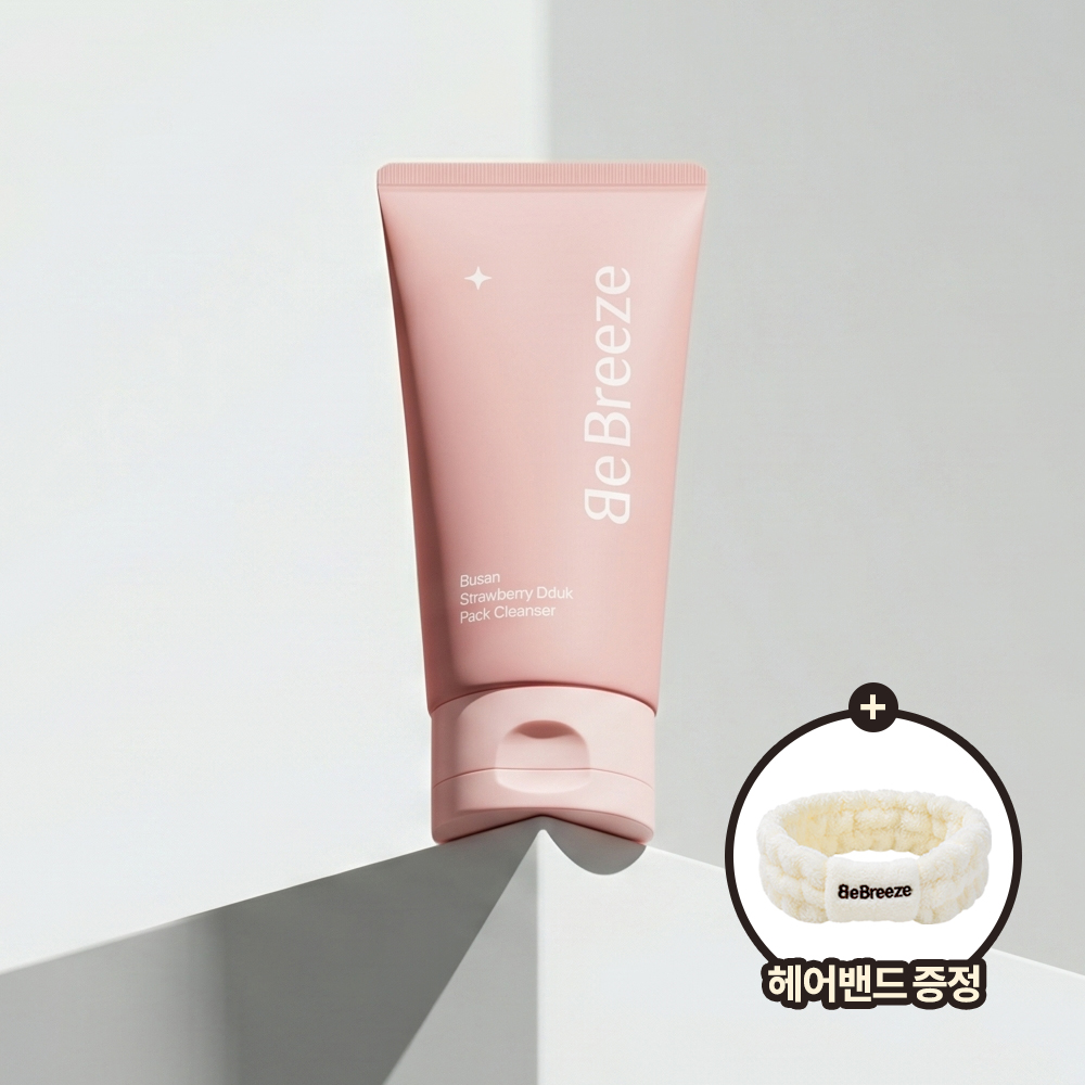 비브리즈 부산 딸기 찹쌀떡 팩 클렌저 120g, 1개 - 상품 이미지