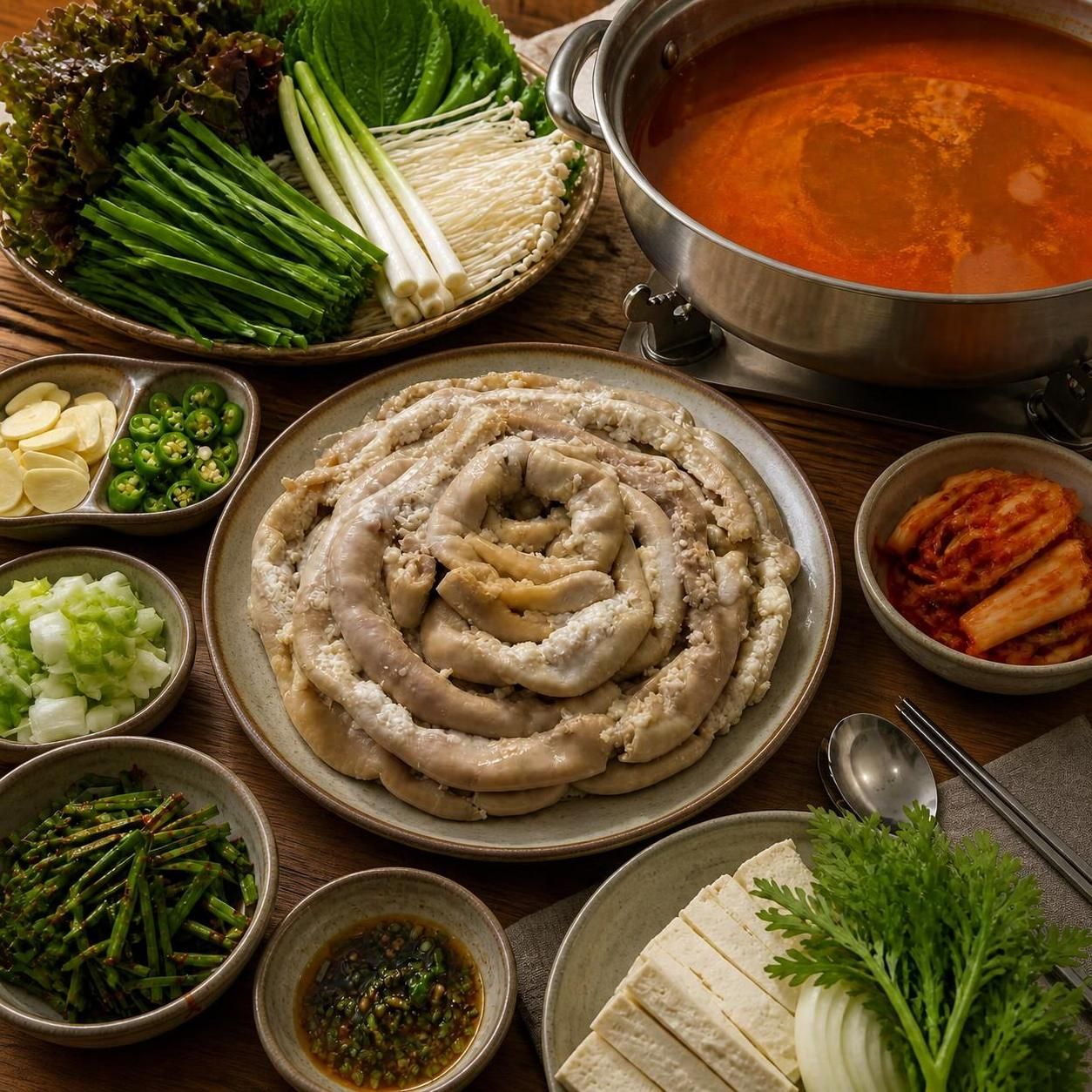 유비푸드 전골용 손질 삶은 소곱창 1kg 곱창전골 곱창구이 - 상품 이미지