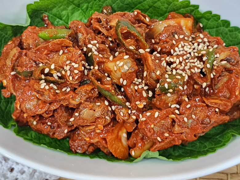 국내산 순살 꼬막무침 600g 꼬막장 밑반찬 비빔밥 대용량 - 상세 이미지 3