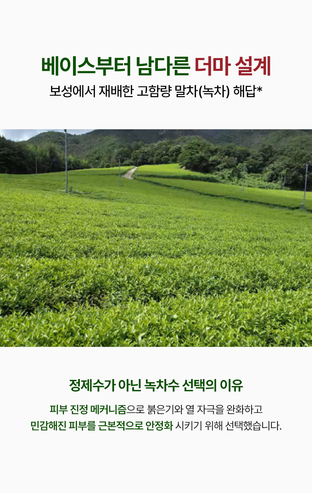korean zinc matcha wrap sheet mask