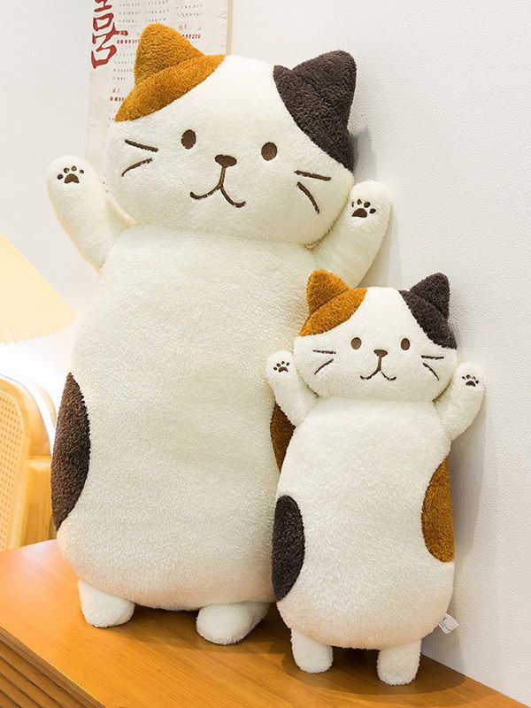 귀여운 고양이 롱 바디필로우 봉제 인형 수면용 침대 애착 쿠션 - 상세 이미지 2