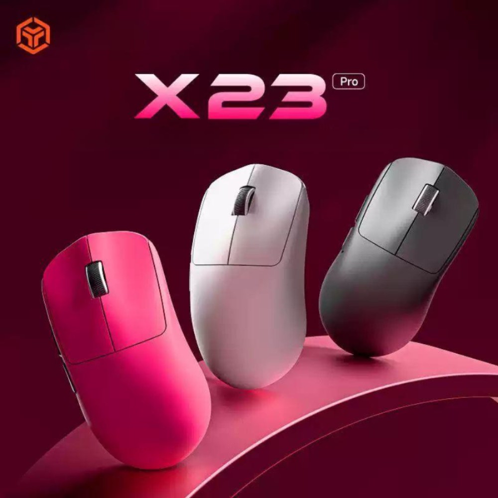 X23Pro 초경량 게이밍 마우스 유선 무선 블루투스 인체공학 노트북 사무용 화이트 - 상품 이미지