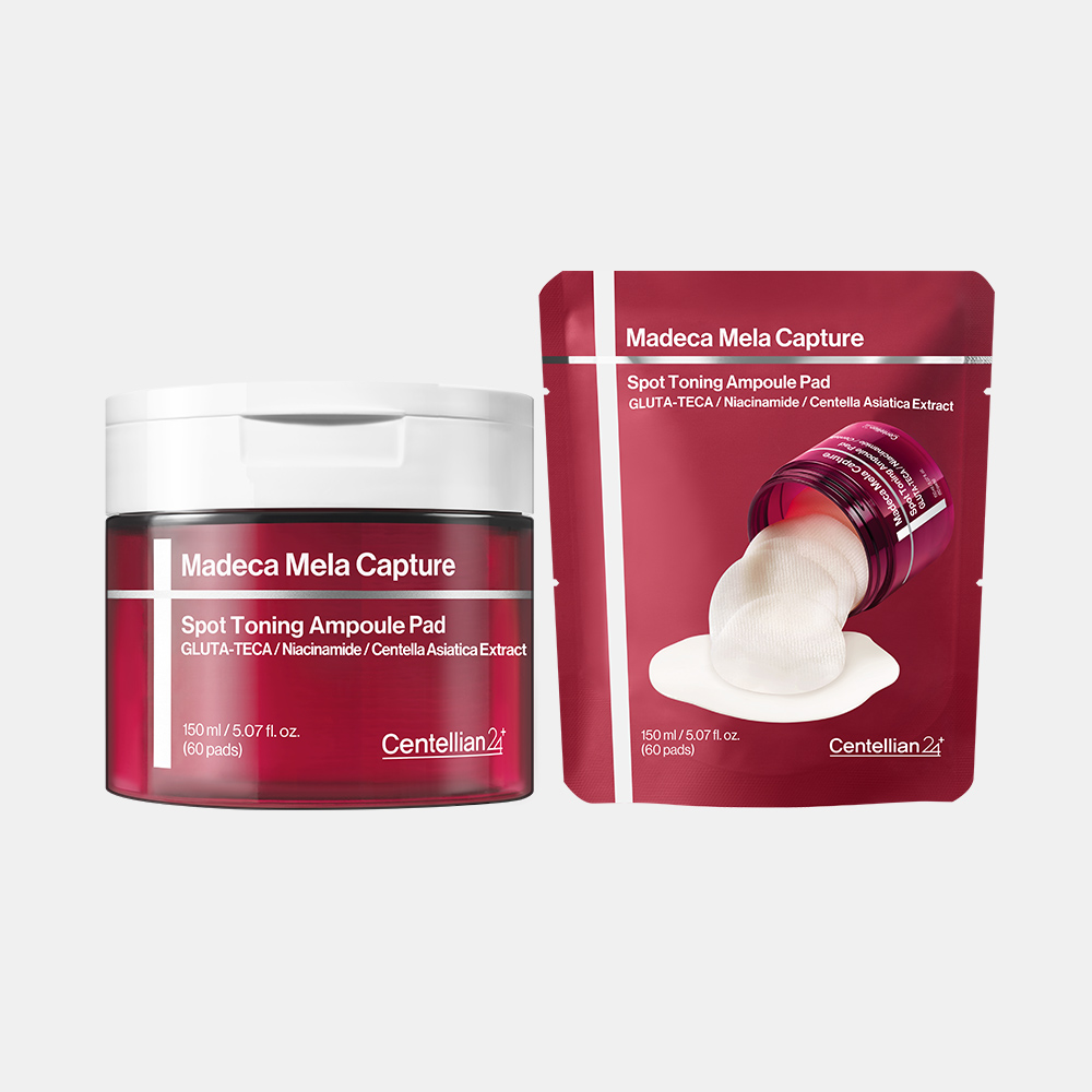 동국제약 센텔리안24 마데카 멜라 캡처 스팟 토닝 앰플 패드 60매 1개+리필 60매 1개 - 상품 이미지