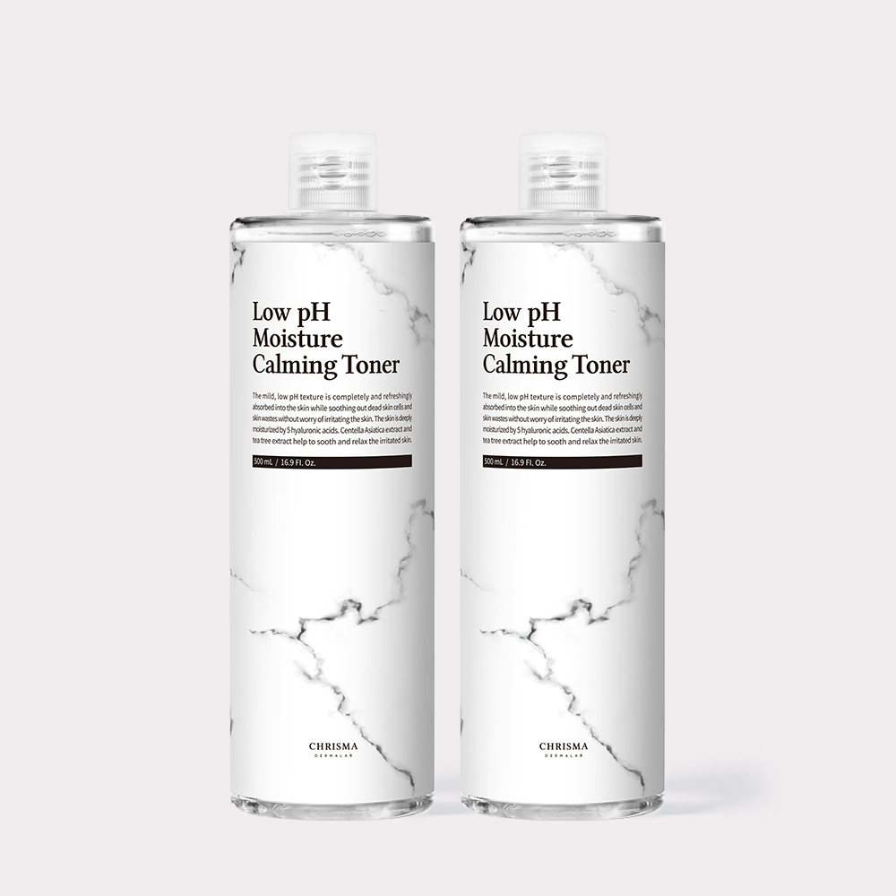 크리스마 더마랩 약산성 수분 진정 토너 500ml 2개 - 상품 이미지
