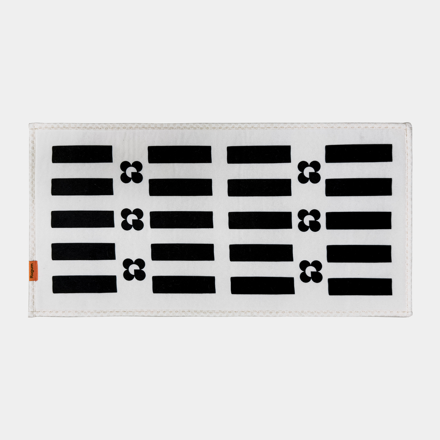소프티 매트 홈 컬렉션 미니 발매트 극세사 미끄럼방지 세탁가능 빈티지블록 지아트, 30x60cm - 상품 이미지