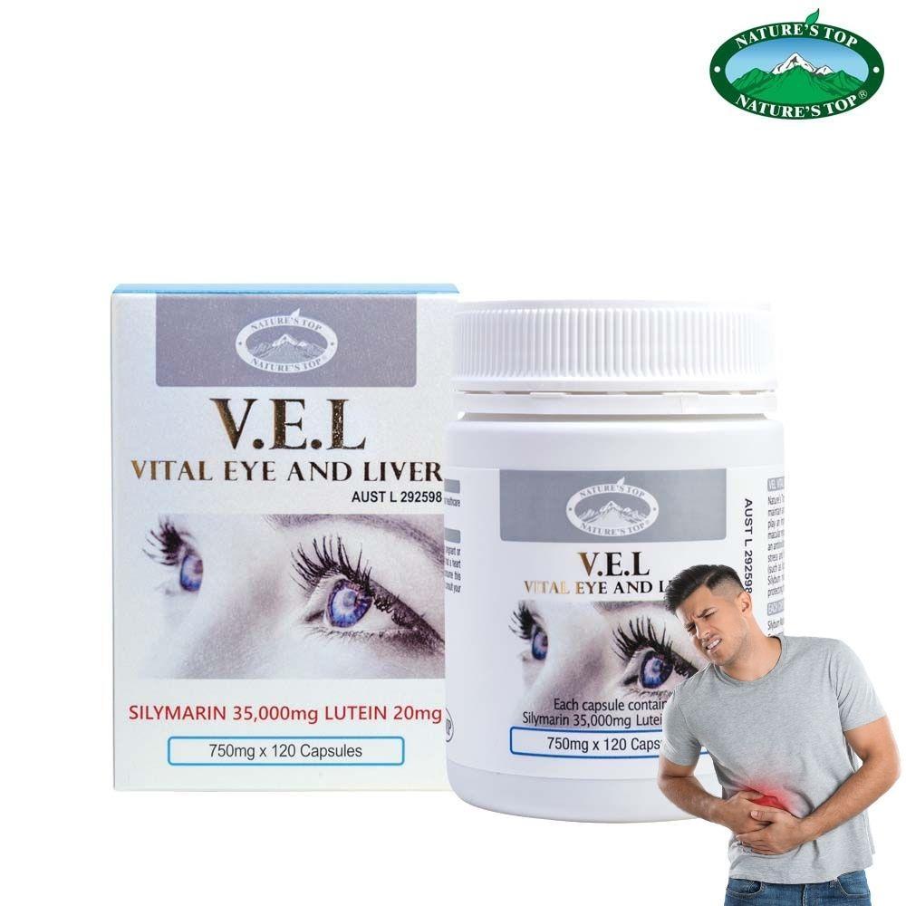 호주 네이쳐스탑 V.E.L 밀크씨슬 루테인 750mg 120캡슐 Vital Eye & Liver - 상세 이미지 2