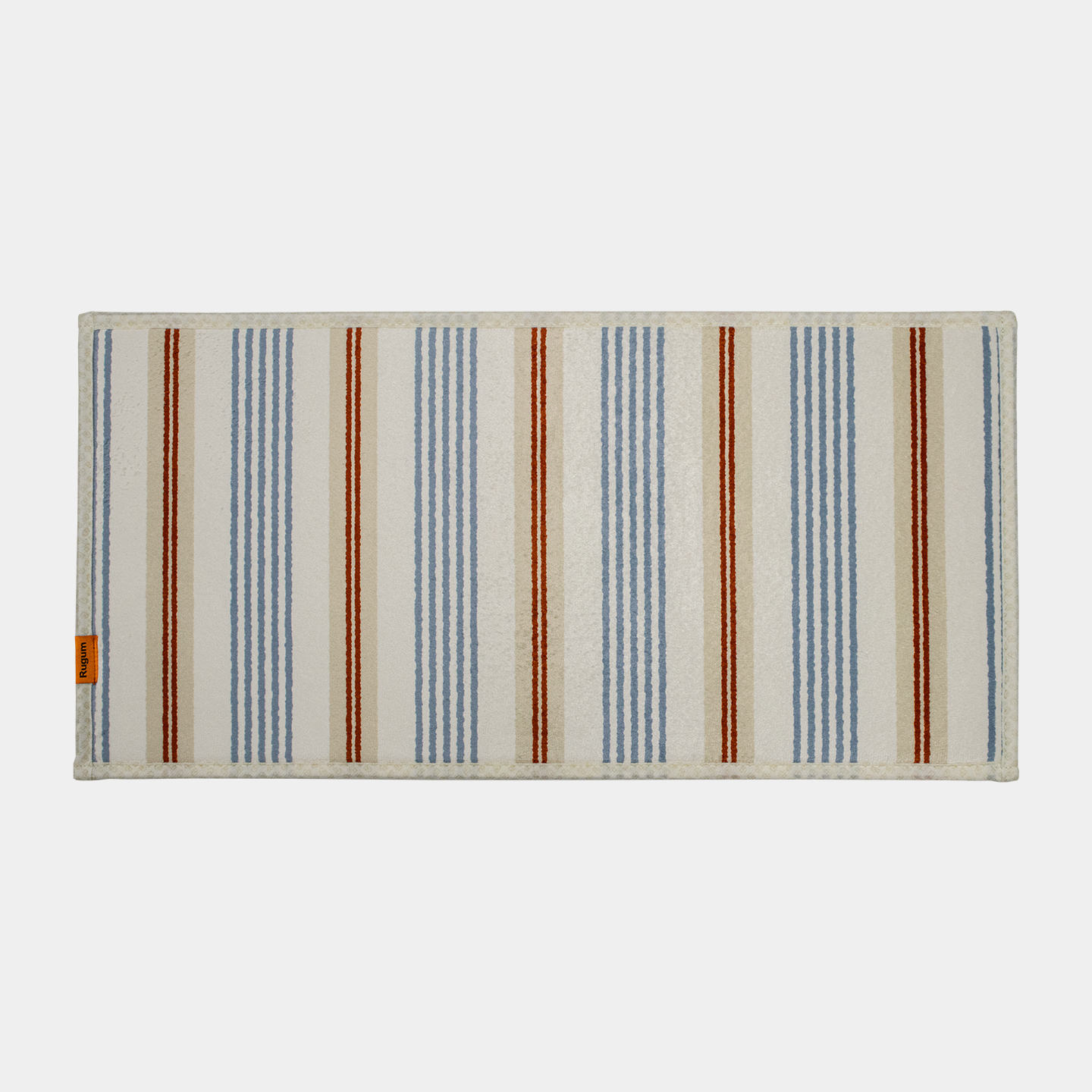 소프티 매트 홈 컬렉션 미니 발매트 극세사 미끄럼방지 세탁가능 맨션스트라이프, 30x60cm - 상품 이미지