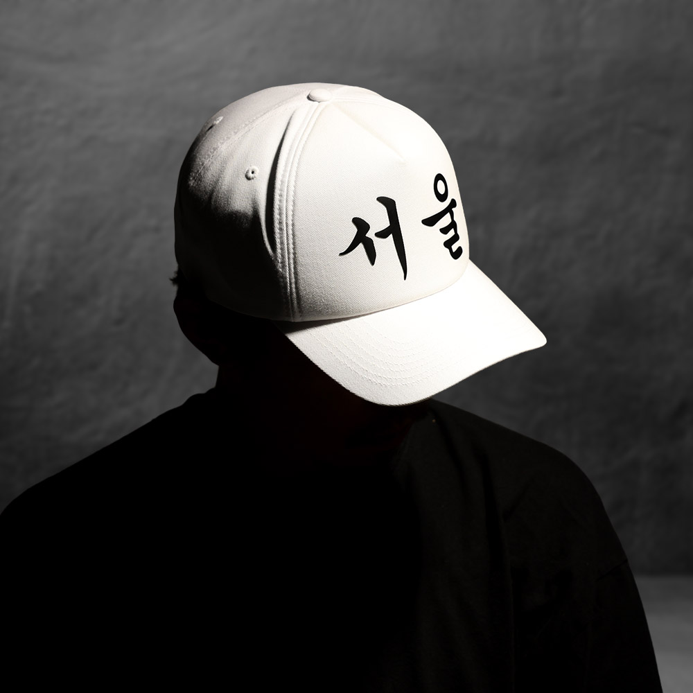 UNFACT 서울 오버핏 볼캡 화이트 이미지 6