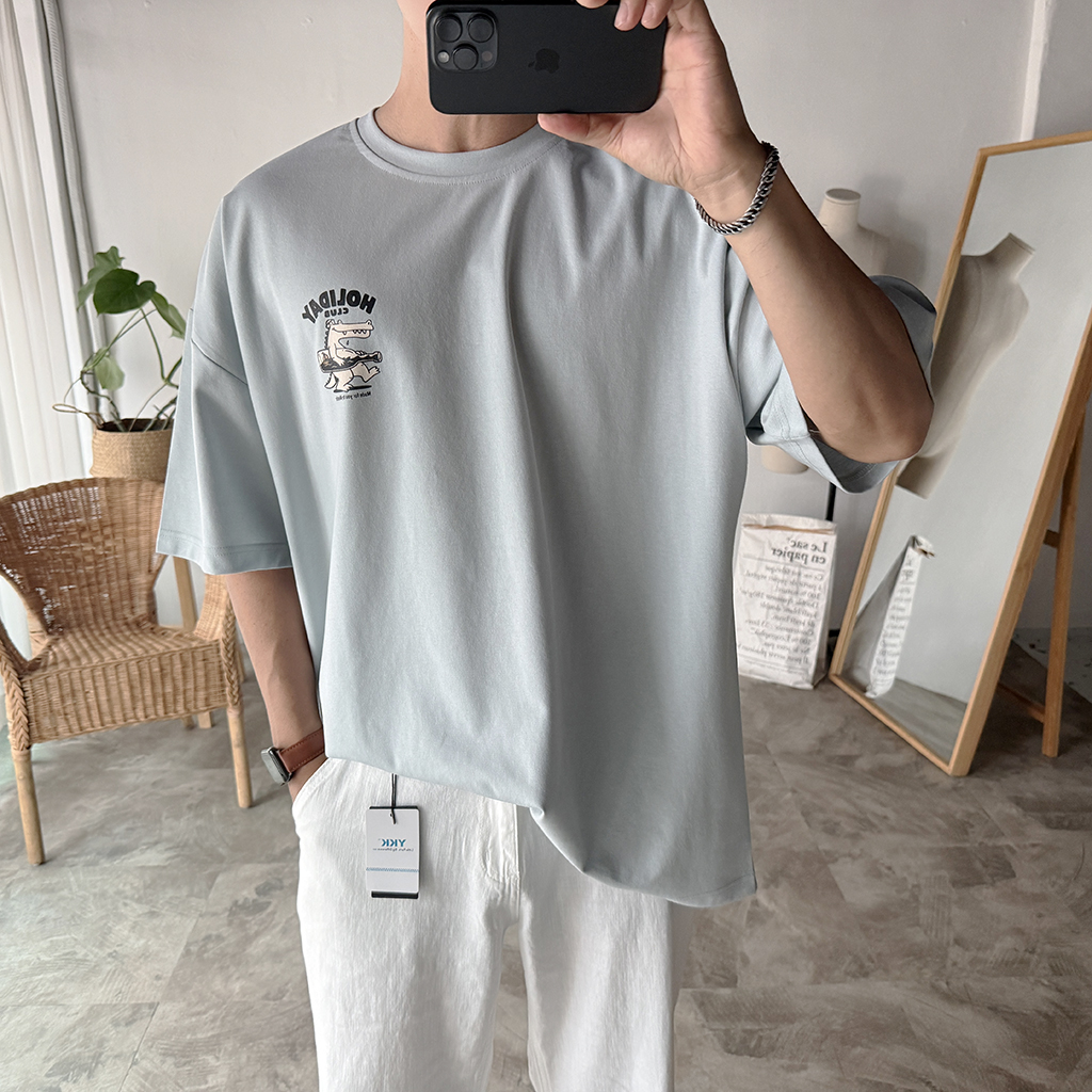 남자 쿨티셔츠 기능성 냉감 반팔티 쿨슛 빅사이즈 XL-4XL - 상세 이미지 2