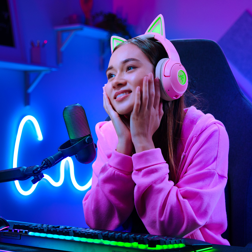 레이저코리아 세이렌 V3 Chroma 32비트 콘덴서 USB 마이크 블랙 - 상세 이미지 5
