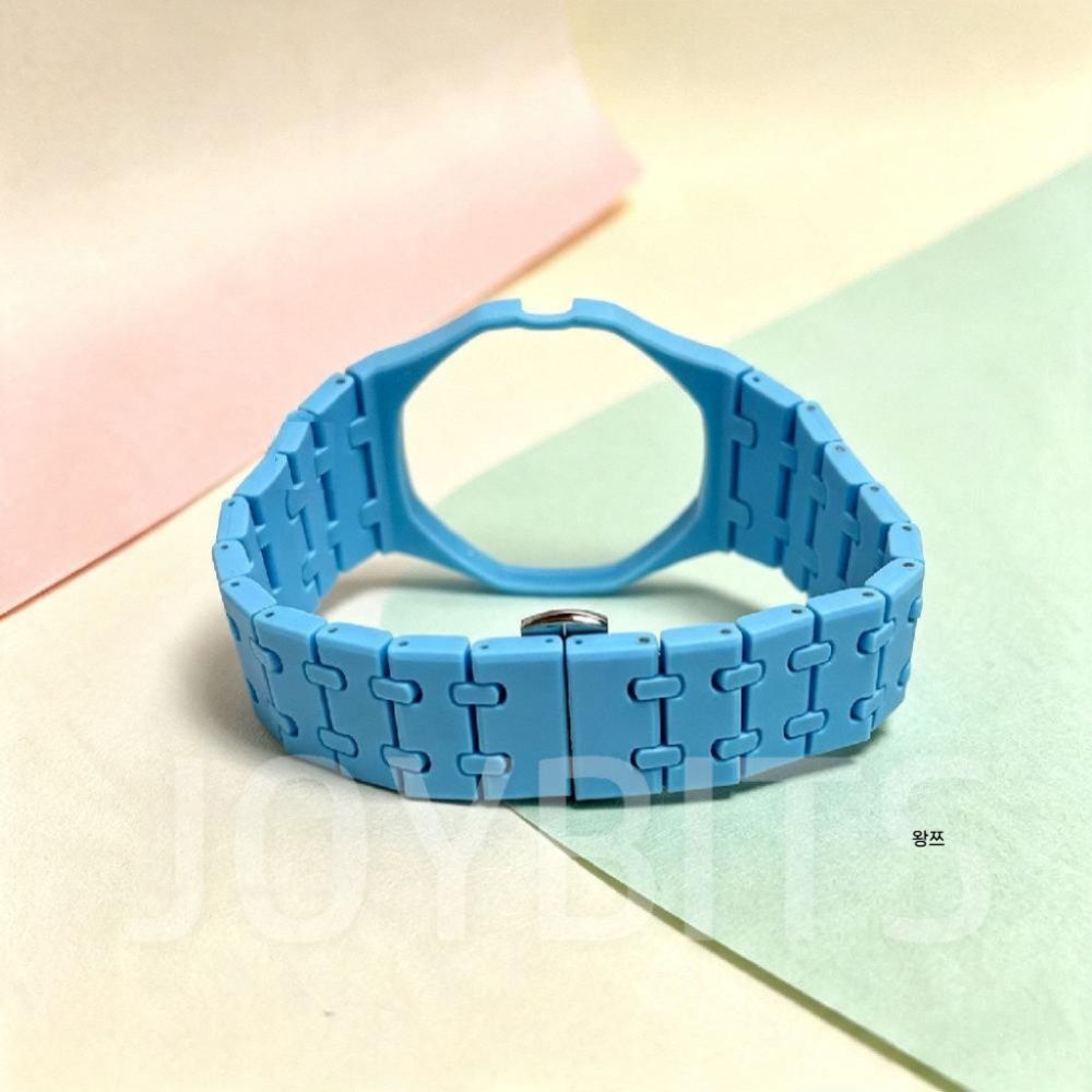Swatch AP 협업 회중시계 호환 밴드 로얄팝 세라믹 러기드 스트랩 스틸 버터플라이 - 상세 이미지 2
