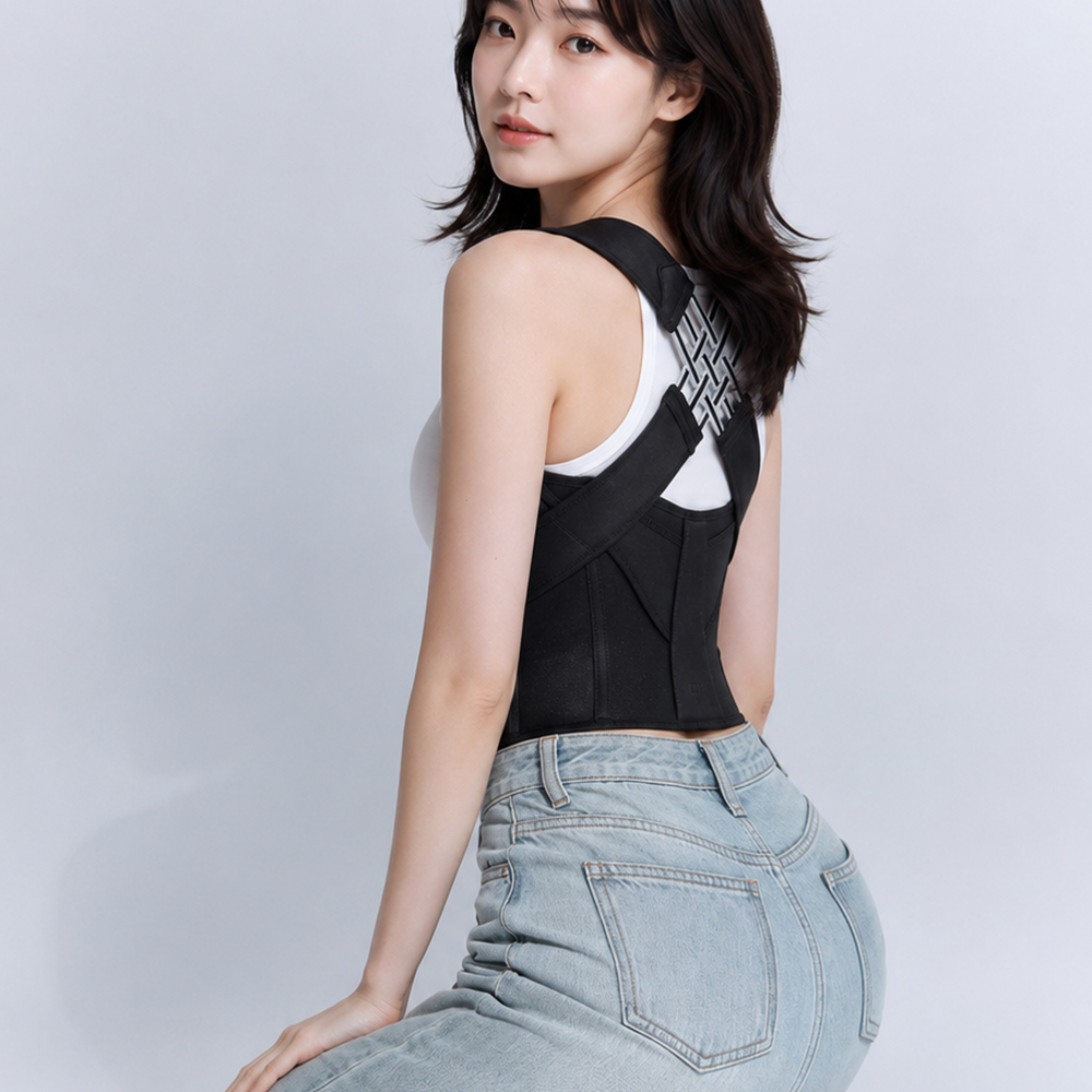 위드핏 리추얼 라인 밴드 라운드숄더 굽은등 어깨 허리 바른 자세 교정 밴드 교정기 이미지 7