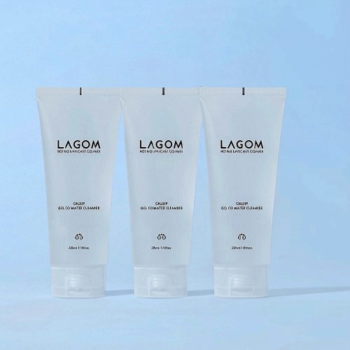 🩵극 민감 전용 아침클렌저💧 라곰 젤 투 워터 클렌저 220ml, 3개 - 상품 이미지