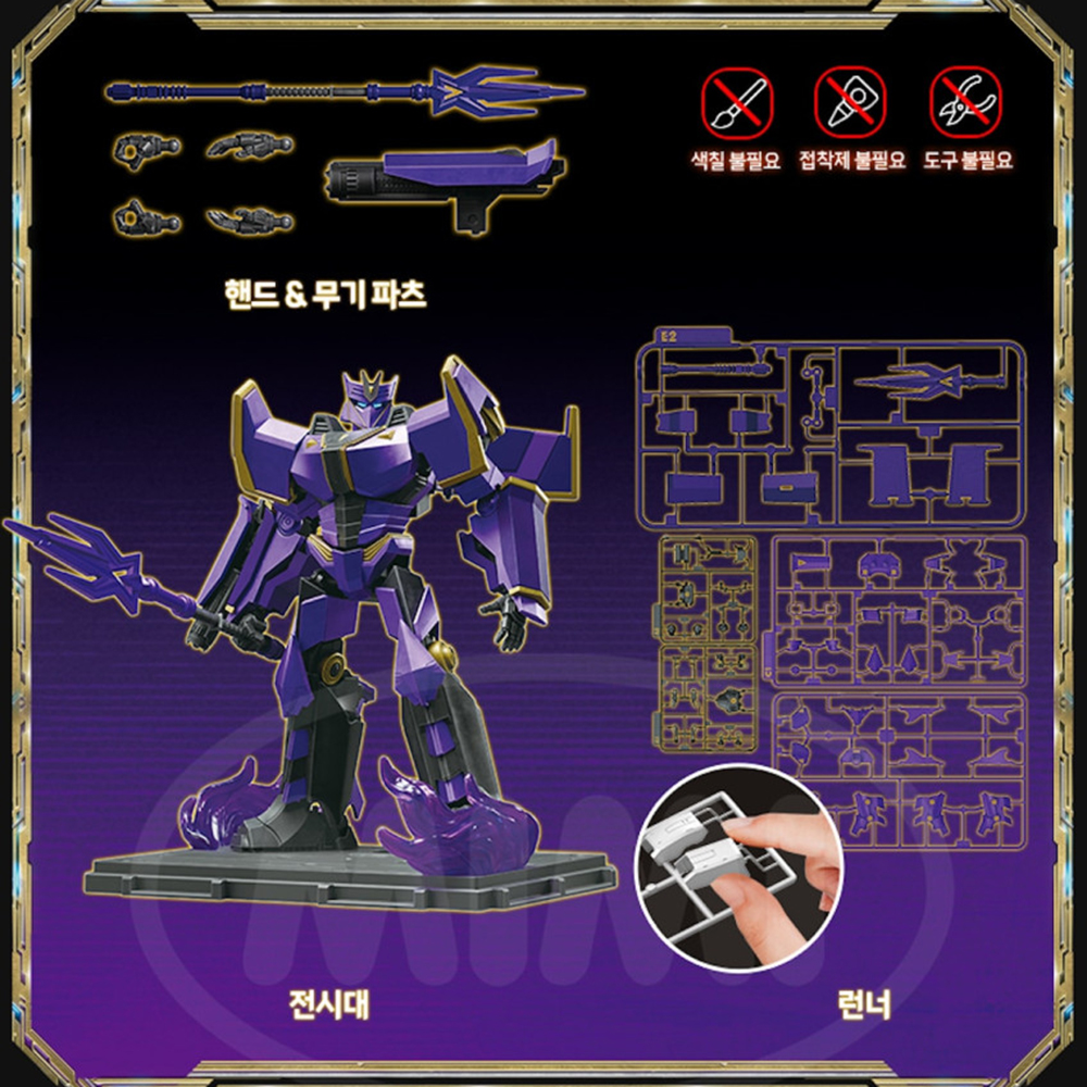 블로키 트랜스포머 클래식 클래스 20 메가트로너스 굿즈 프라모델 피규어 장난감 스티커 세트 이미지 8